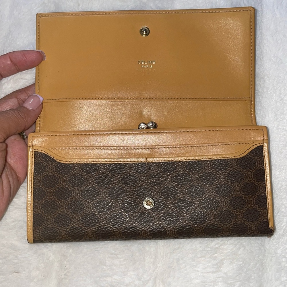 CELINE Macadam PVC Long Bifold Wallet - Picture 3 of 13